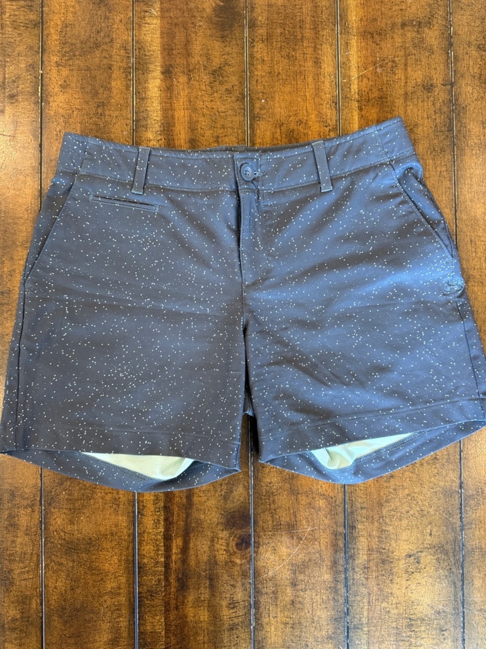 Under Armour Gray Speckled Athletic Shorts